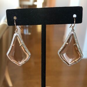 KENDRA SCOTT Elegant Rose Gold Drop Earrings